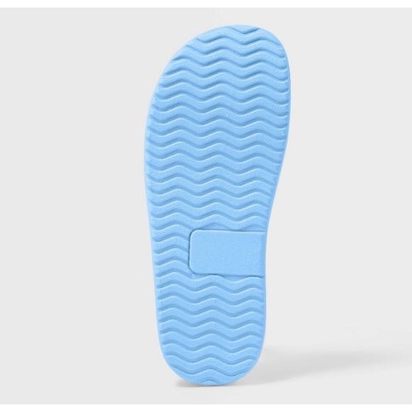 Roller Rabbit x Target Blue Paisley Floral Slide Sandals Womens Summer Shoes - Picture 3 of 4